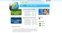 Desktop Screenshot of en.letitbit-gold.ru