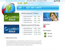 Tablet Screenshot of en.letitbit-gold.ru